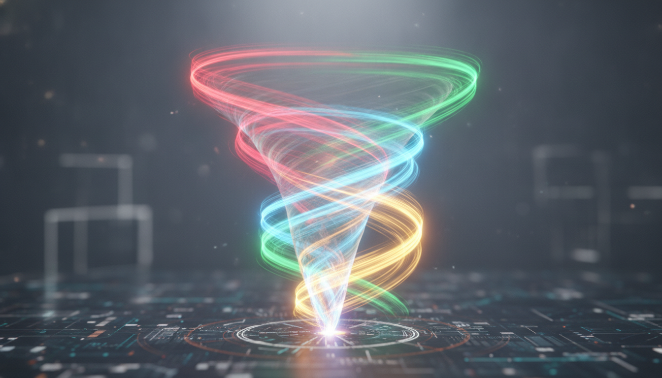 Dynamic abstract visual representing diverse video game franchises.