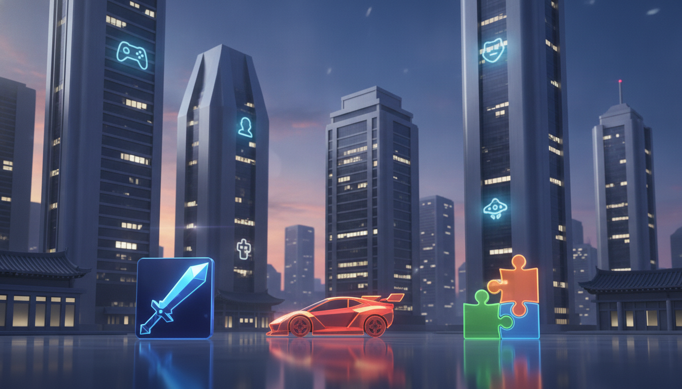 Visualizing new game releases and strategic corporate moves in the Korean gaming sector.