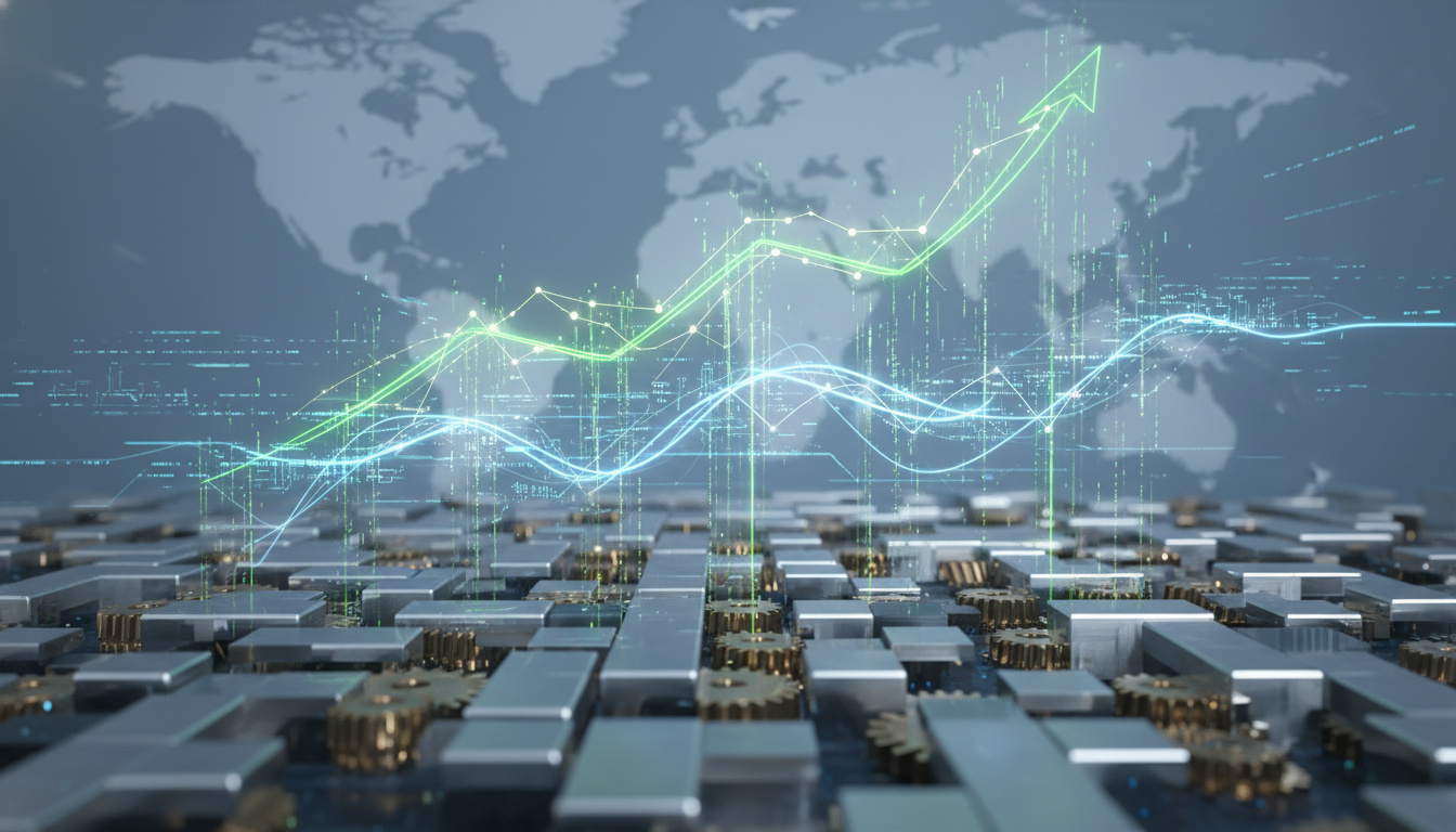 Conceptual visualization of M&A, regulatory changes, and technology investments shaping the gaming market.